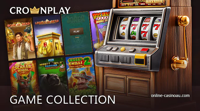 Categories of casino games at Crownplay Casino