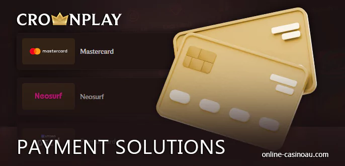 Which payment systems are used for Australians at Crownplay Casino