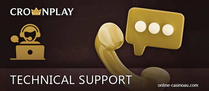 Contacting Crownplay Casino Support - how to contact