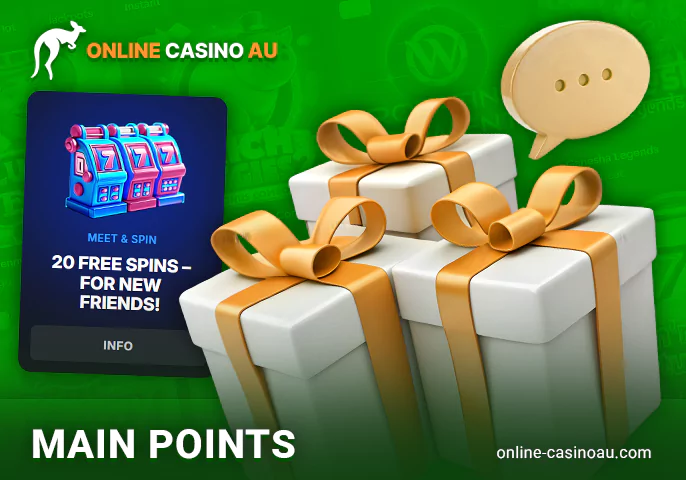 The main provisions of freespins at Australian online casinos