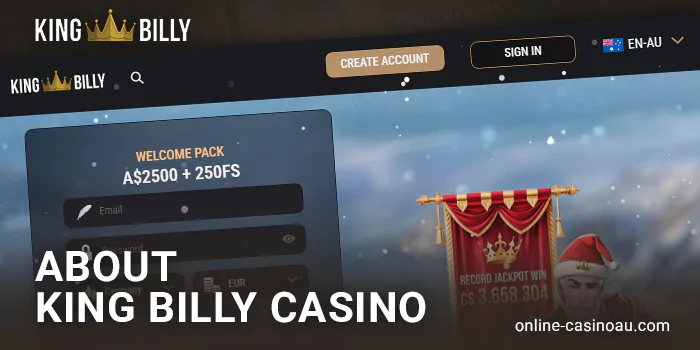 Real Money King Billy casino - what to look out for