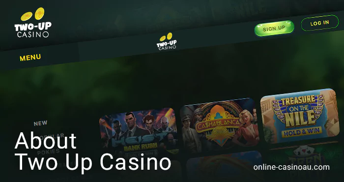 About the license and owners of Two Up online casino for real money