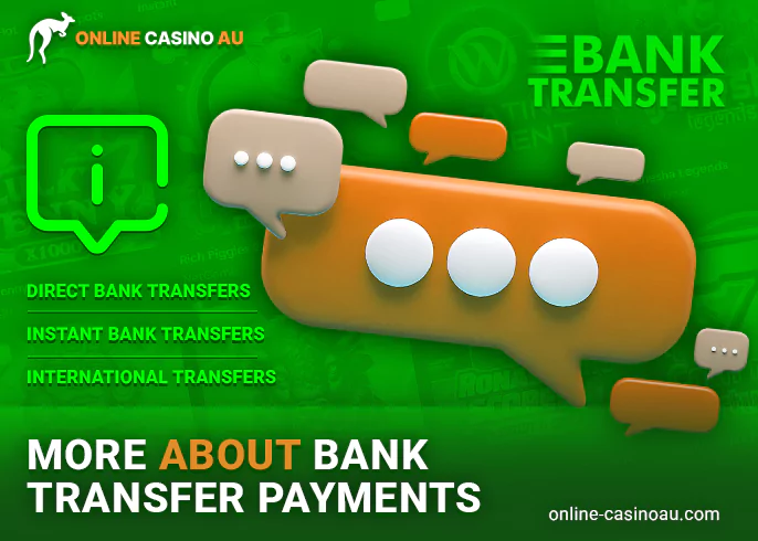 More information about bank Transfer for Australian gamblers