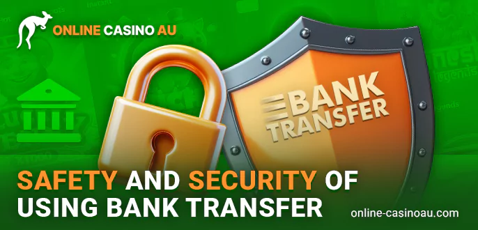 Make casino payments securely through bank Transfer payments