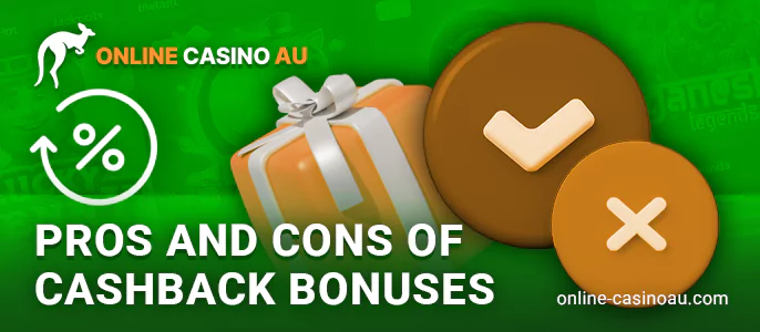 Advantages and disadvantages of cashback bonuses at online casinos