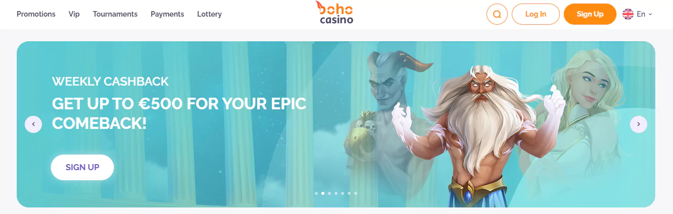 About Boho Casino Cashback for Aussie players