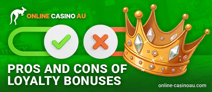 Pluses and minuses of the loyalty program at AU online casinos