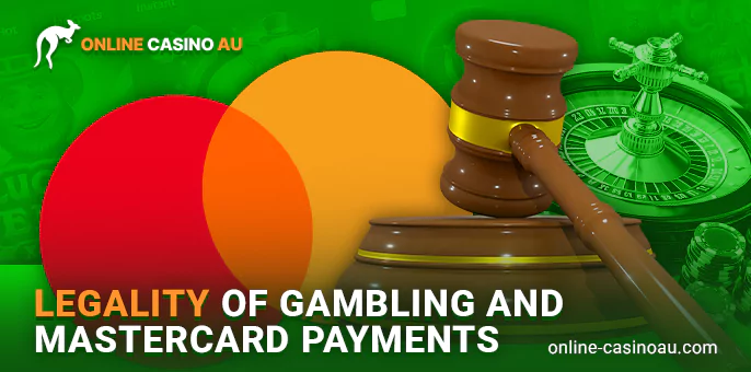 Is it legal to make Mastercard payments at online casinos