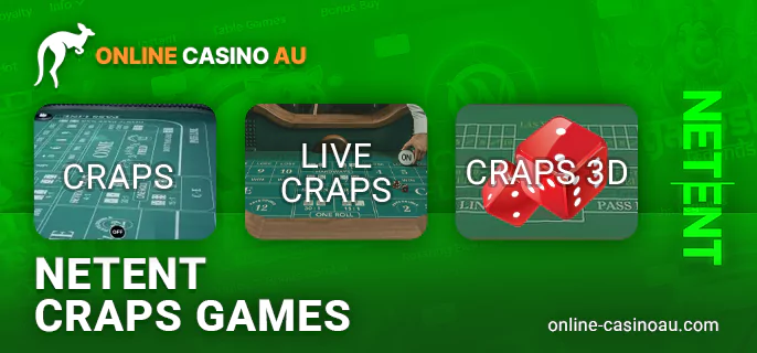 NetEnt craps online casino games for Australian users