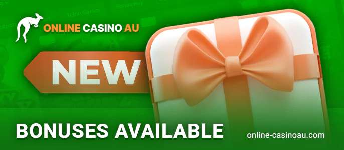 About bonuses at new casinos for gamblers from Australia