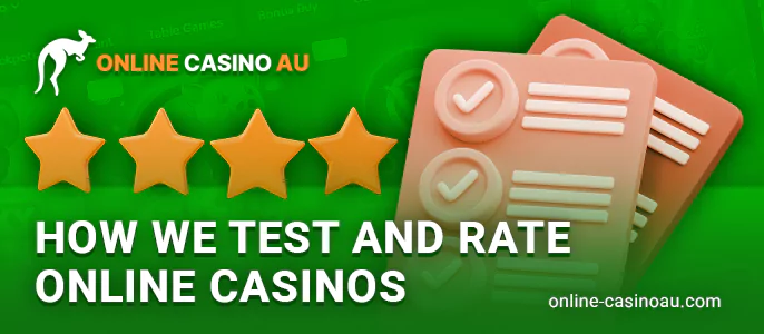 How online casinos are evaluated by Australian experts