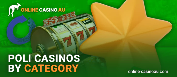 About POLi online casinos categories