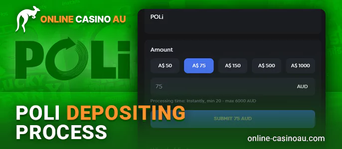 How to deposit to a casino account via POLi