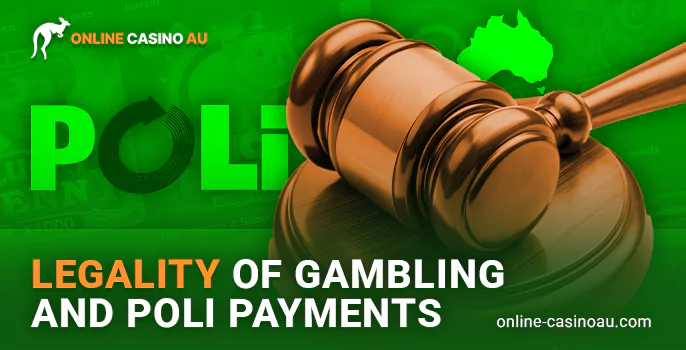 About the legality of online casino payments via POLi for Aussies