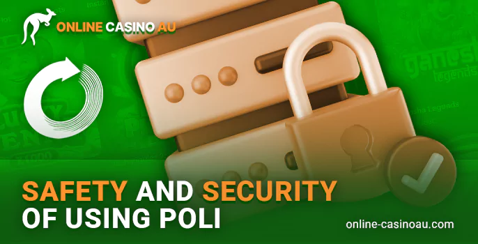 About the guarantee of security of transfers via POLi to online casinos