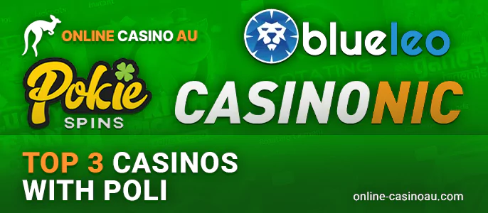 Best online casinos with affordable POLi payments