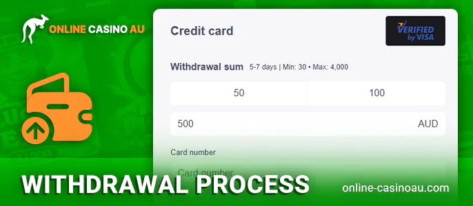 How to withdraw winnings from online casino via visa