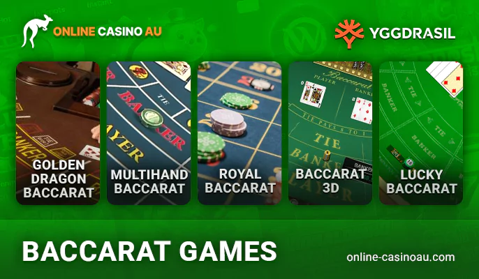 Top Baccarat Games from Yggdrasil Provider at Online Casinos