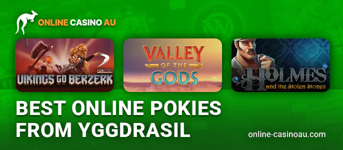 Three of the best online pokies from Yggdrasil at online casinos