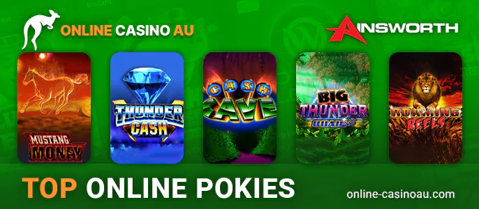 The best Ainsworth pokies for gamblers from Australia