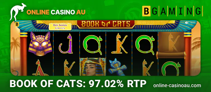 Play Book of Cats online pokie at online casino