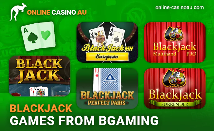 Blackjack games in online casino from BGaming provider