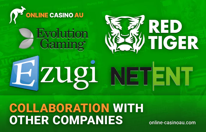 What companies casino provider Evolution Gaming works with