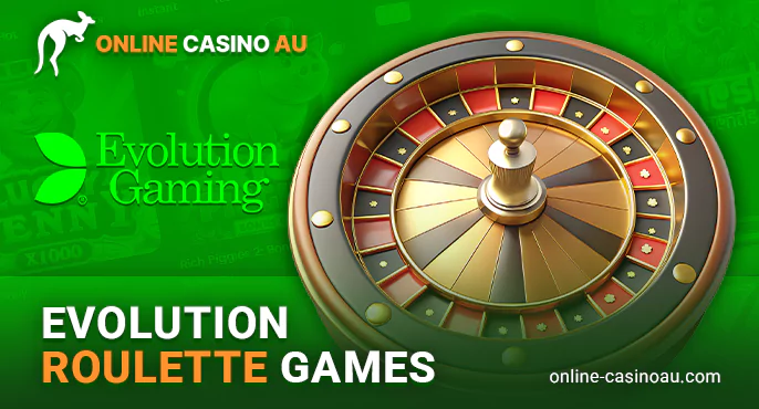 Examples of roulette games from Evolution Gaming