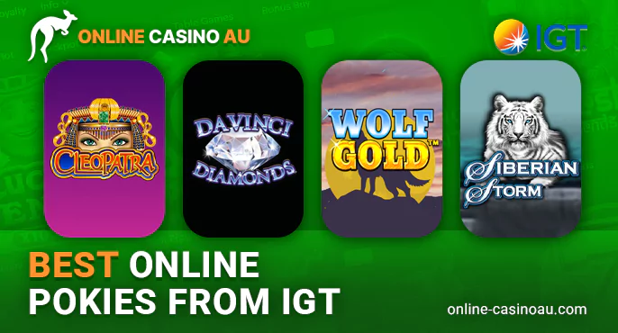 Top five pokies from IGTech provider at online casinos