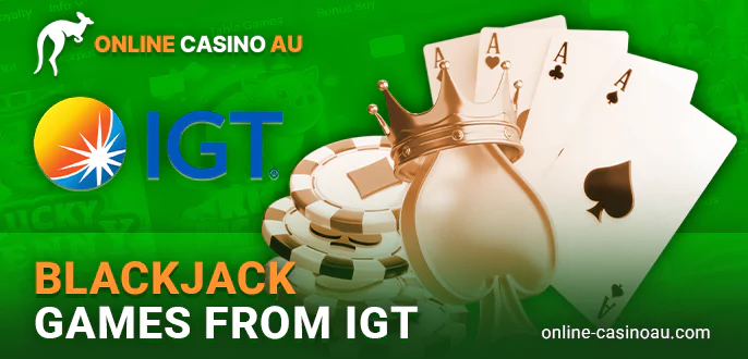 Blackjack games from IGT provider at Astralean online casinos