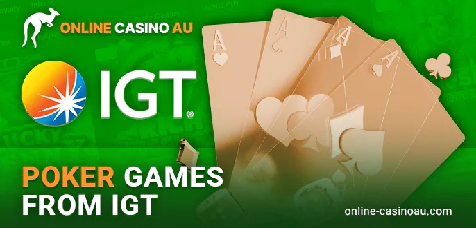 Play poker games from IGT - examples of poker games