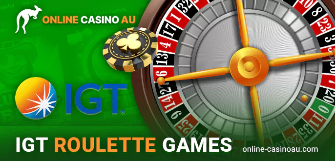 Play roulette games from the provider IGT at online casinos