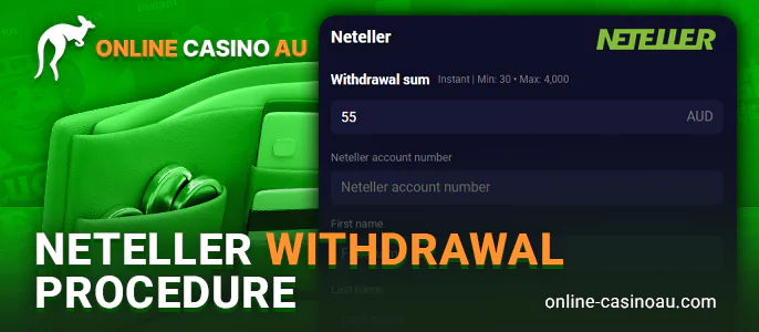 Withdrawal of winnings from Neteller online Casinos