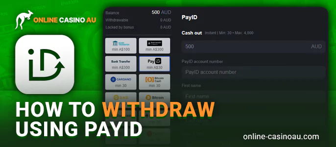 How to withdraw money via PayID from online casinos