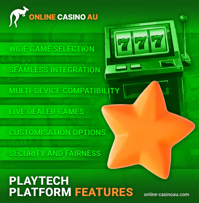 Features of PlayTech casino provider - what to look out