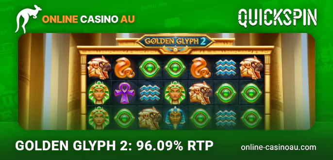 Popular online pokie Golden Glyph 2 for Australian gamblers