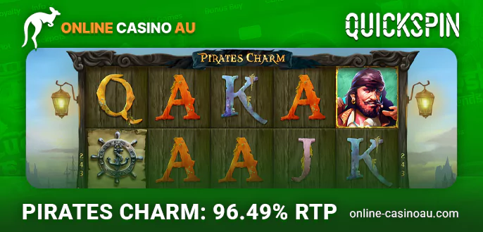 Pirates Charm pokie Features from QuickSpin