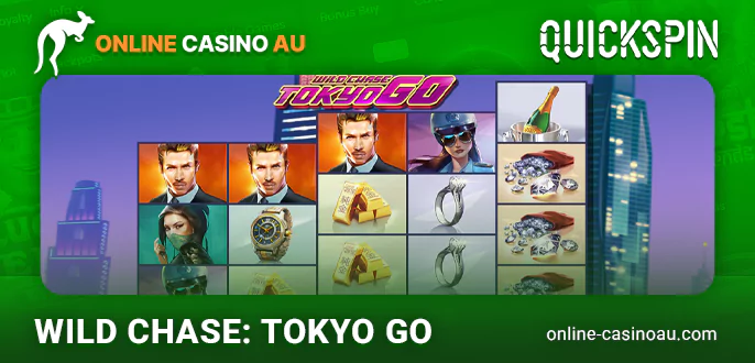 Play Wild Chase: Tokyo Go pokie with 95.82% RTP