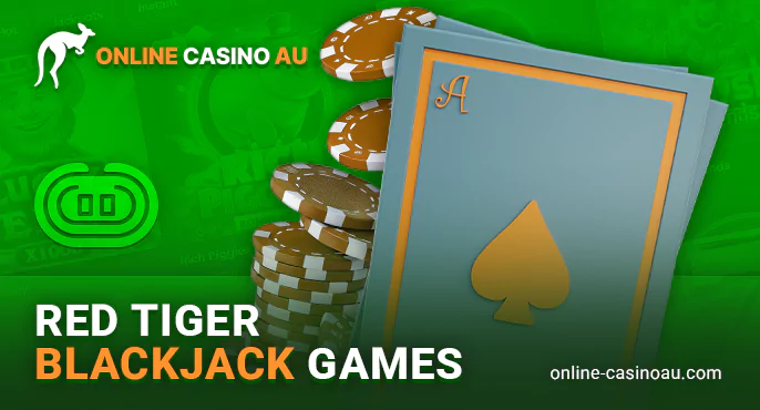 Online blackjack games from the provider Red Tiger - examples