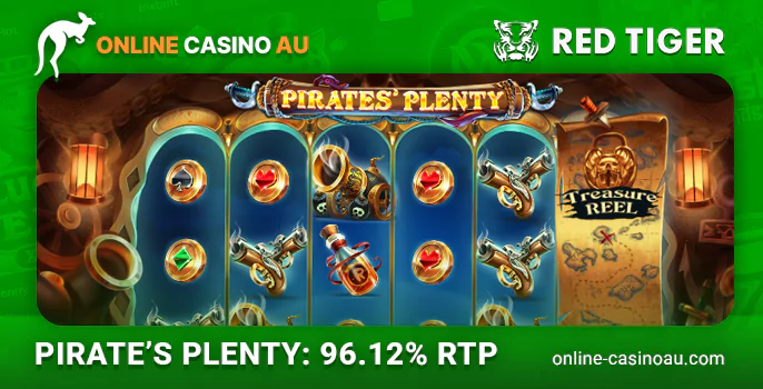 Play Pirate's Plenty at AUS online casinos