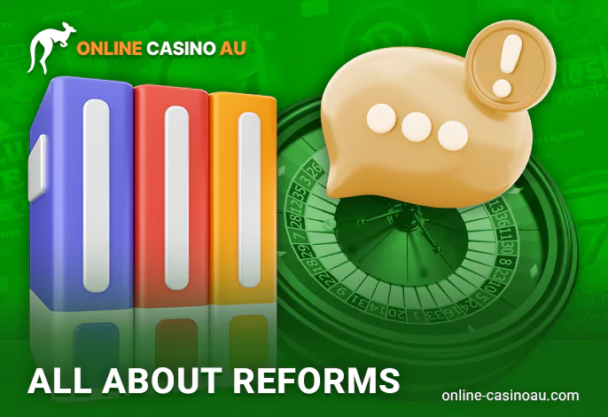 Who introduced the new gambling reforms in Australia - what you need to know