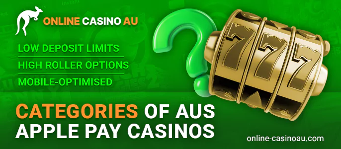 Types of online casinos with Apple Pay payments