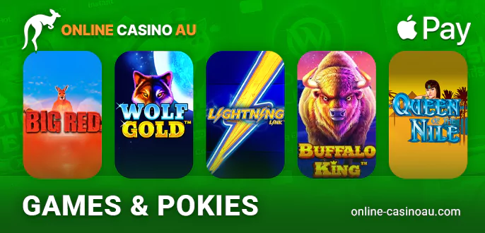 Popular online pokies at Apple Pay Casinos