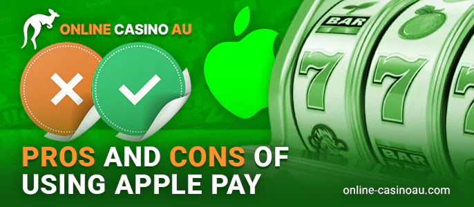 Pluses and minuses of Apple Pay payments at Australian online casinos