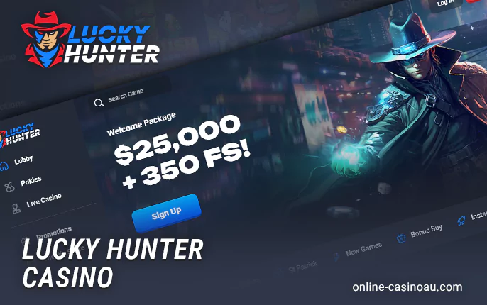 Read our Australian Lucky Hunter Casino review