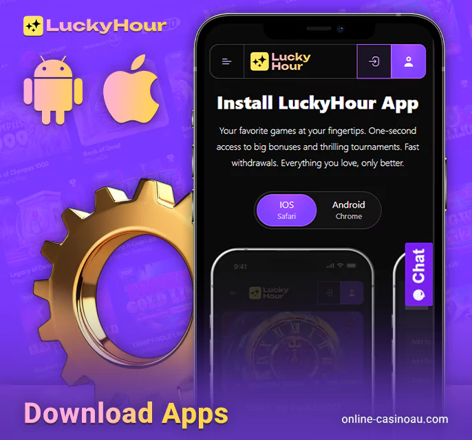 How to download and install Lucky Hour casino app on your mobile device - android and ios