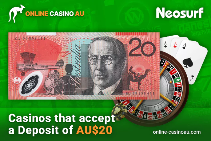 Play at Neosurf online casino with a min deposit of twenty Australian dollars