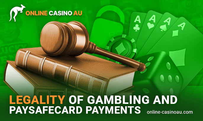 Legality of casino payments via Paysafecard in Australia - info