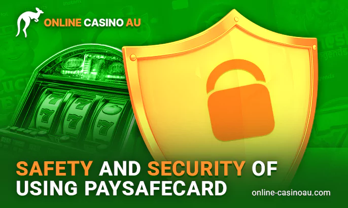 Secure transfers via Paysafecard for online casino players from Australia