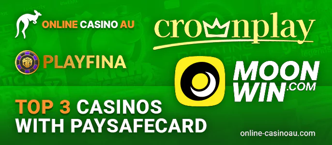 Best online casinos with Paysafecard payments